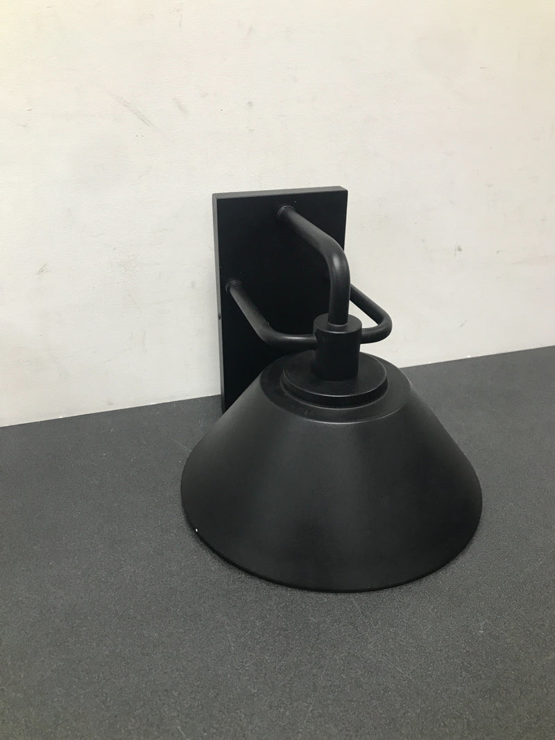 Access lighting 20131LEDDMG-BL 1-Light Black LED Outdoor Wall Lantern Sconce (1-Pack)