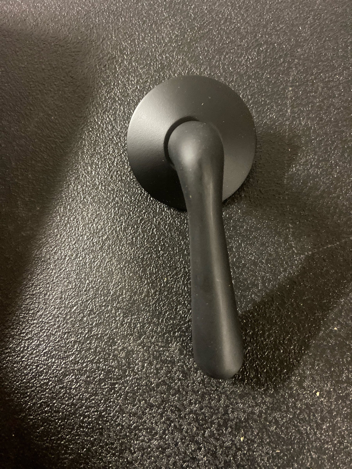 Emtek 505BAUS19 Basel Reversible Non-Turning Two-Sided Dummy Door Lever Set from the Brass Modern Collection - Flat Black
