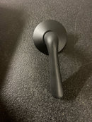Emtek 505BAUS19 Basel Reversible Non-Turning Two-Sided Dummy Door Lever Set from the Brass Modern Collection - Flat Black