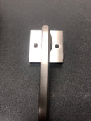 Emtek 5110HLOUS15LH Helios Left Handed Passage Door Lever Set with Square Rose - Satin Nickel
