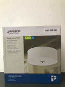 Progress lighting P350126-009-30DI Inspire Collection 13 in. Brushed Nickel LED Transitional Bedroom Ceiling Light Drum Flush Mount