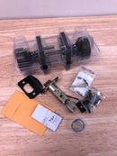 Kwikset Pismo Single Cylinder Keyed Entry Door Knob Set with Square Rose and SmartKey