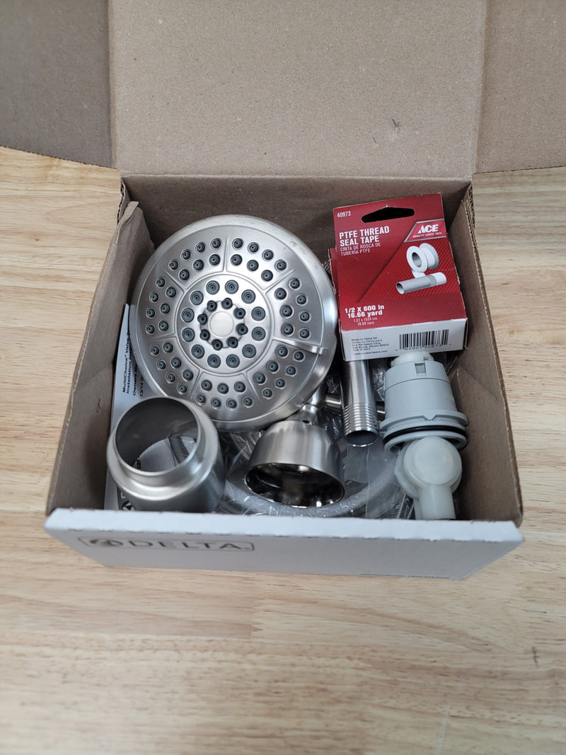Delta T14293-SS Linden Monitor 14 Series Single Function Pressure Balanced Shower Only - Less Rough-In Valve - Brilliance Stainless
