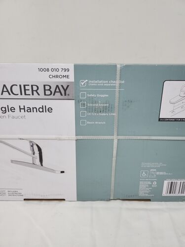 Glacier Bay HD67103W-0601 Standard Single-Handle Kitchen Faucet Polished Chrome