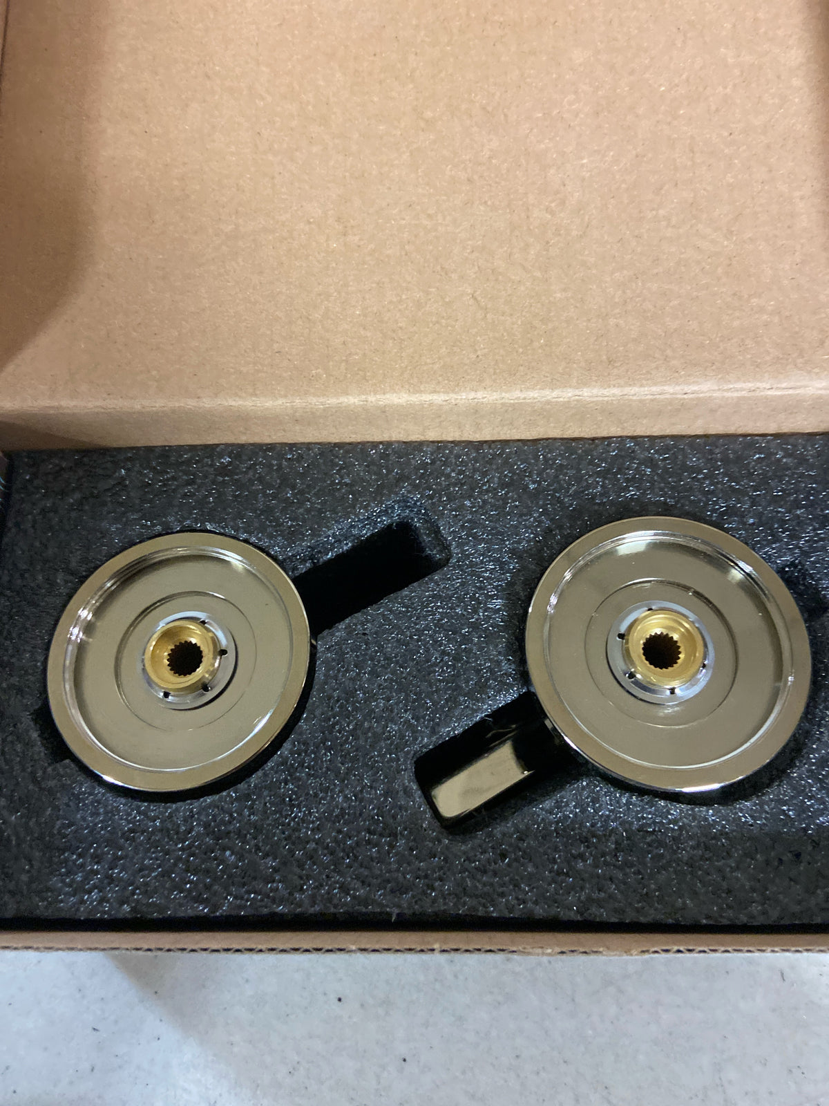 Brizo HL5335-PN-NM Litze Extended Lever Handles for Widespread Bathroom Faucet - Brilliance Polished Nickel