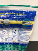 Brasscraft CSSD64TE-24 X 1/2 in. MIP x 1/2 in. MIP x 24 in. Gas Connector (1/2 in. O.D.) with Safety+Plus2 Thermal Excess Flow Valve (85,000 BTU)