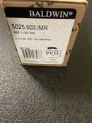 Baldwin 5025.003.IMR Estate Knob, Polished Brass