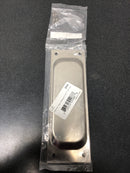 Emtek Classic Rectangular Pocket Door Flush Pull 2-1/2" x 7-1/2 " Satin Nickel