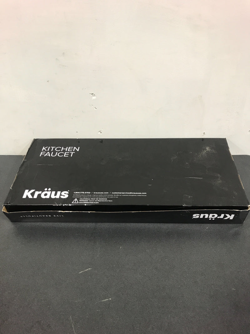 Kraus Bolden Chrome 1-Handle Deck-Mount Pull-Down Handle Kitchen Faucet