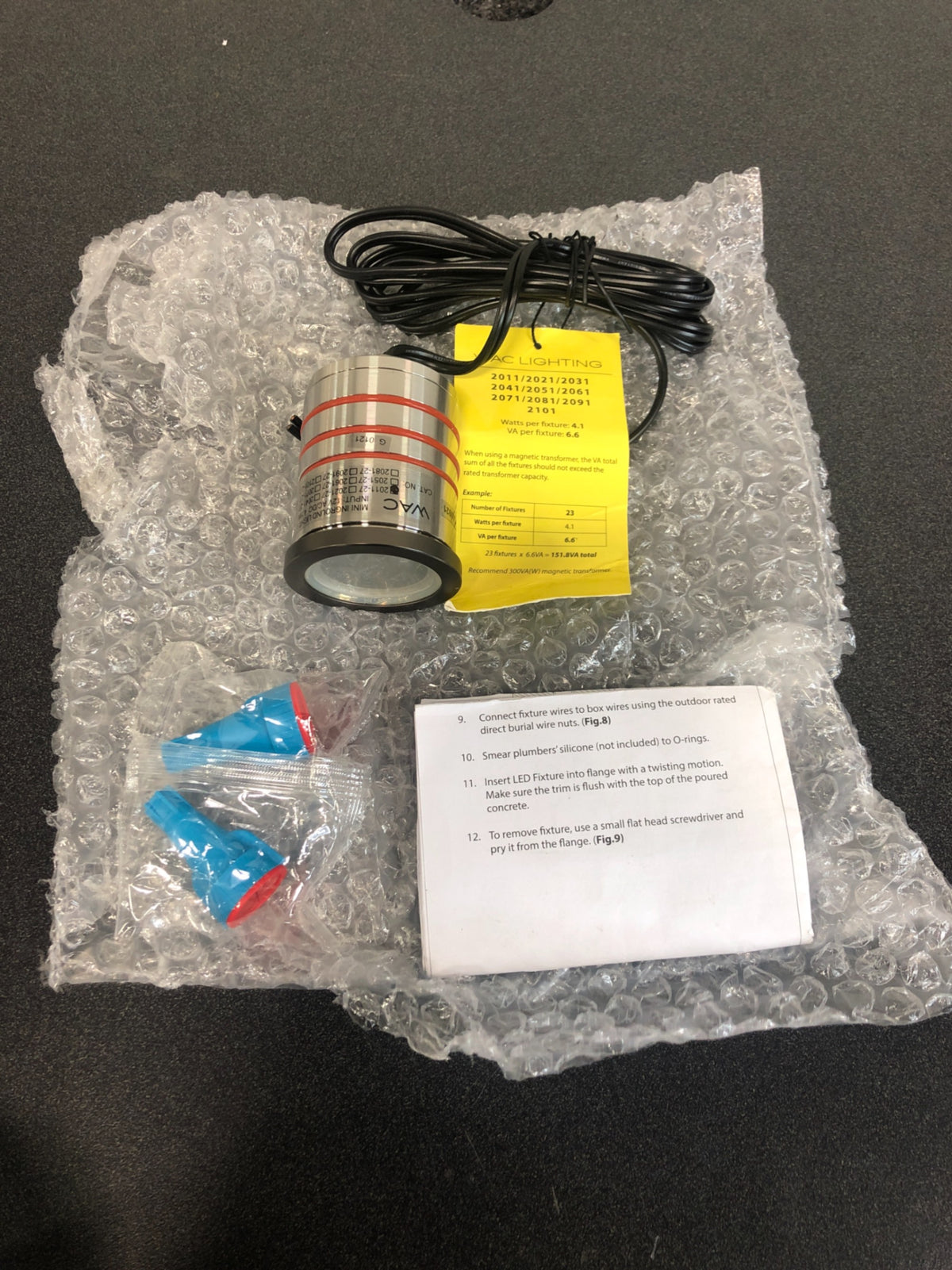 WAC Lighting 2" Wide LED Slim Inground Light with Clear Glass - 12 Volt - Bronzed Stainless Steel / 3000K