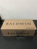 Baldwin FDSQUCRR150 Square Non-Turning Two-Sided Through-Door Dummy Door Lever Set from the Reserve Collection - Satin Nickel