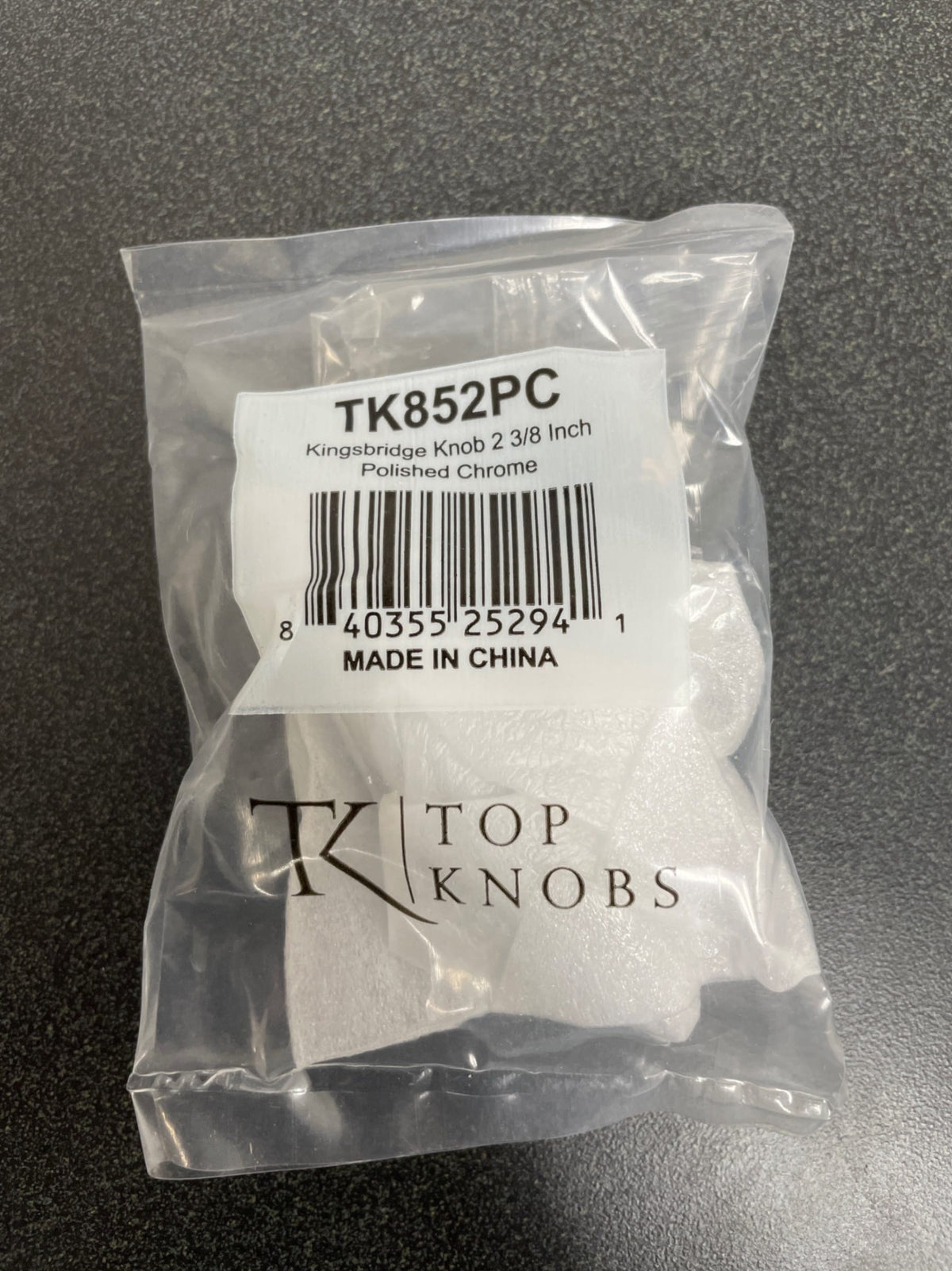 Top Knobs TK852PC Devon 2-3/8 Inch Bar Cabinet Knob - Polished Chrome