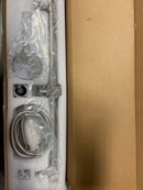 Delta 51361-SS 4-Spray Patterns 1.75 GPM 3.88 in. Wall Mount Handheld Shower Head in Stainless