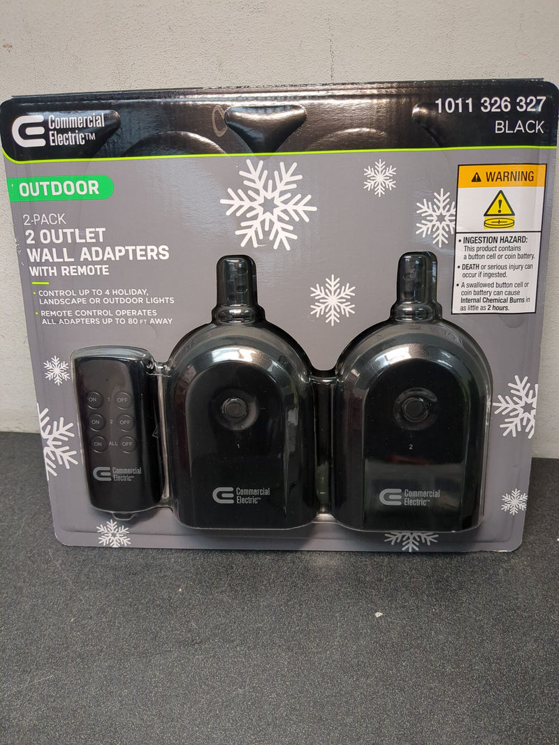 Commercial electric LTS-YK05 Wireless Indoor/Outdoor Remote Control with 2 Rev