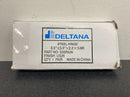 Deltana S35R526 3-1/2 x 3-1/2 Plain Bearing 5/8" Radius Corner Full Mortise Hinge - Pair - Polished Chrome