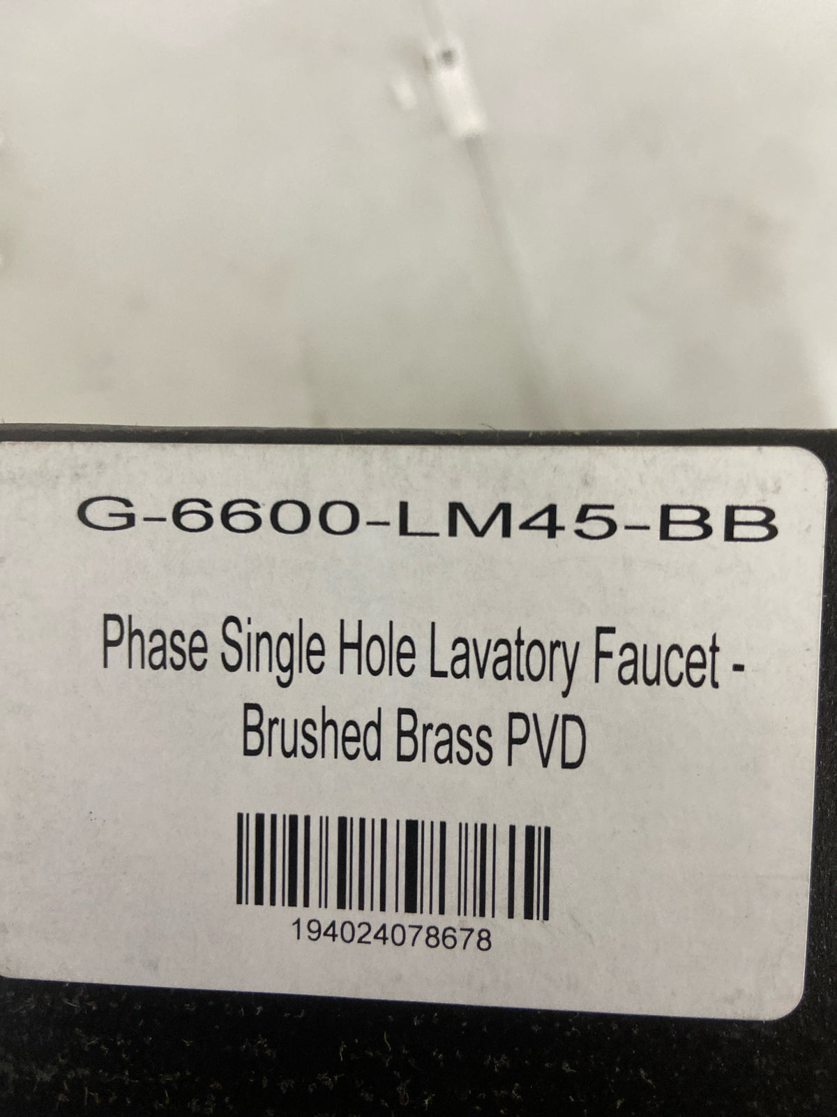 Graff G-6600-LM45-BB Ametis 1.2 GPM Single Hole Bathroom Faucet - Brushed Brass