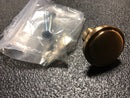 Emtek 86697US4 Haydon 1-1/4 Inch Mushroom Cabinet Knob from the Industrial Modern Collection - Satin Brass