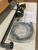 Brizo 85735-SL Litze 1.75 GPM Multi Function Hand Shower Set with Slide Bar and Integrated Wall Elbow - Luxe Steel