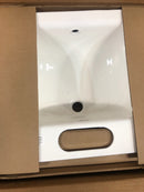 Kohler Tahoe 16" Cast Iron Undermount Bathroom Sink with Oversize 4" Centerset Faucet Hole