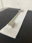 Belwith Keeler B077464-SN Brownstone 8-13/16" Center to Center Slim Grip Cabinet Handle / Drawer Pull - Satin Nickel