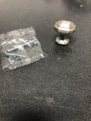 Top Knobs TK286BSN Emerald 1-1/8 Inch Geometric Cabinet Knob from the Chareau Collection - Brushed Satin Nickel