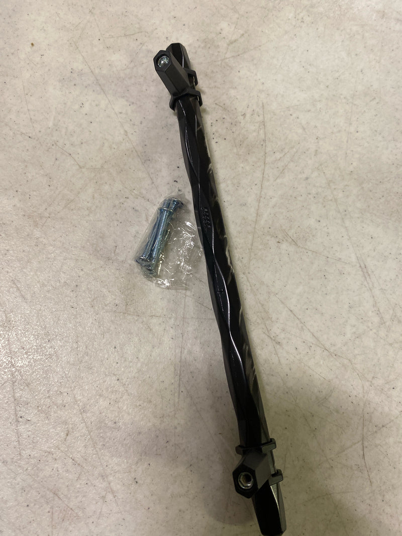 Amerock Carrione 8 inch (203mm) Center-to-Center Marble Black/Black Bronze Cabinet Pull, BP36663MBKBBR