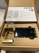 Emtek EMP22221US19 Empowered 2 Electronic Touchscreen/Fingerprint Single Cylinder Keyless Entry Deadbolt with Bluetooth - Flat Black