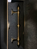 Alno A6929-6-PA Ornate 6" Center to Center Victorian Traditional Solid Brass Cabinet Bar Handle / Drawer Bar Pull - Polished Antique