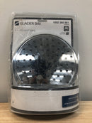 Glacier bay 3073-141-WS1 1-Spray Pattern 8 in. Single Wall Mount Fixed Rain Shower Head in Chrome