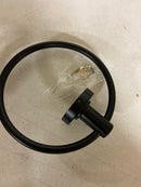 Signature Hardware SHLETRMB Lexia 6-1/2" Wall-Mounted Towel Ring - Matte Black