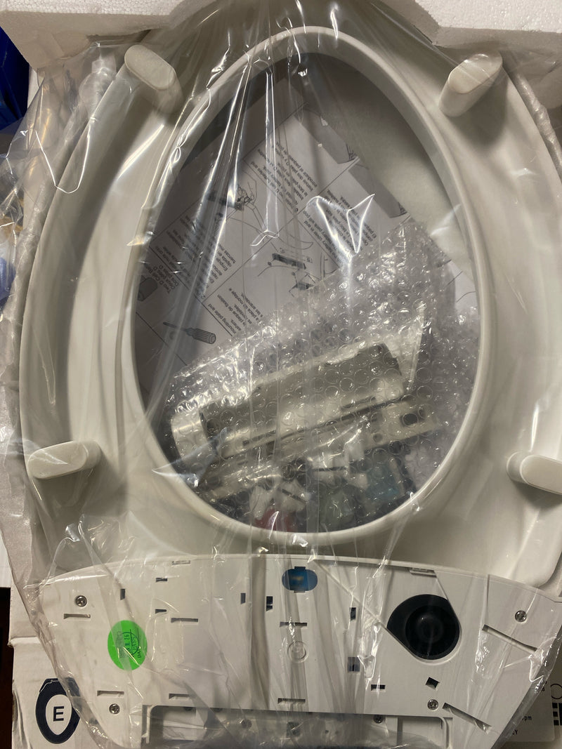 KOHLER K-5588-0 Purefresh Elongated Nightlight Toilet Seat, with Grip-Tight Bumpers, Quiet-Close Seat, Quick-Release Hinges, Quick-Attach Hardware, No Slam Toilet Seat, White