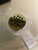 Signature Hardware SH439112PB FundamentALL 4-1/2" Round Shower Drain - Polished Brass