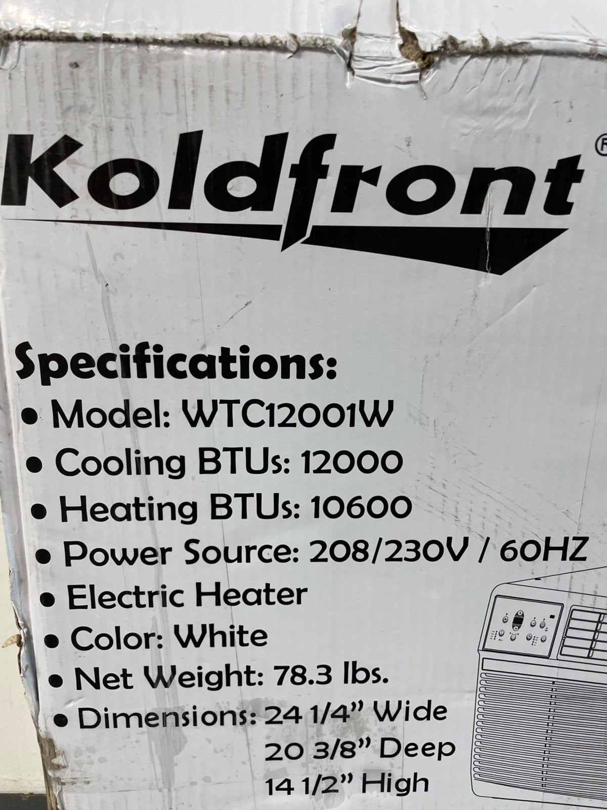 Koldfront WTCSLV Through Wall Metal Mounting Sleeve - White