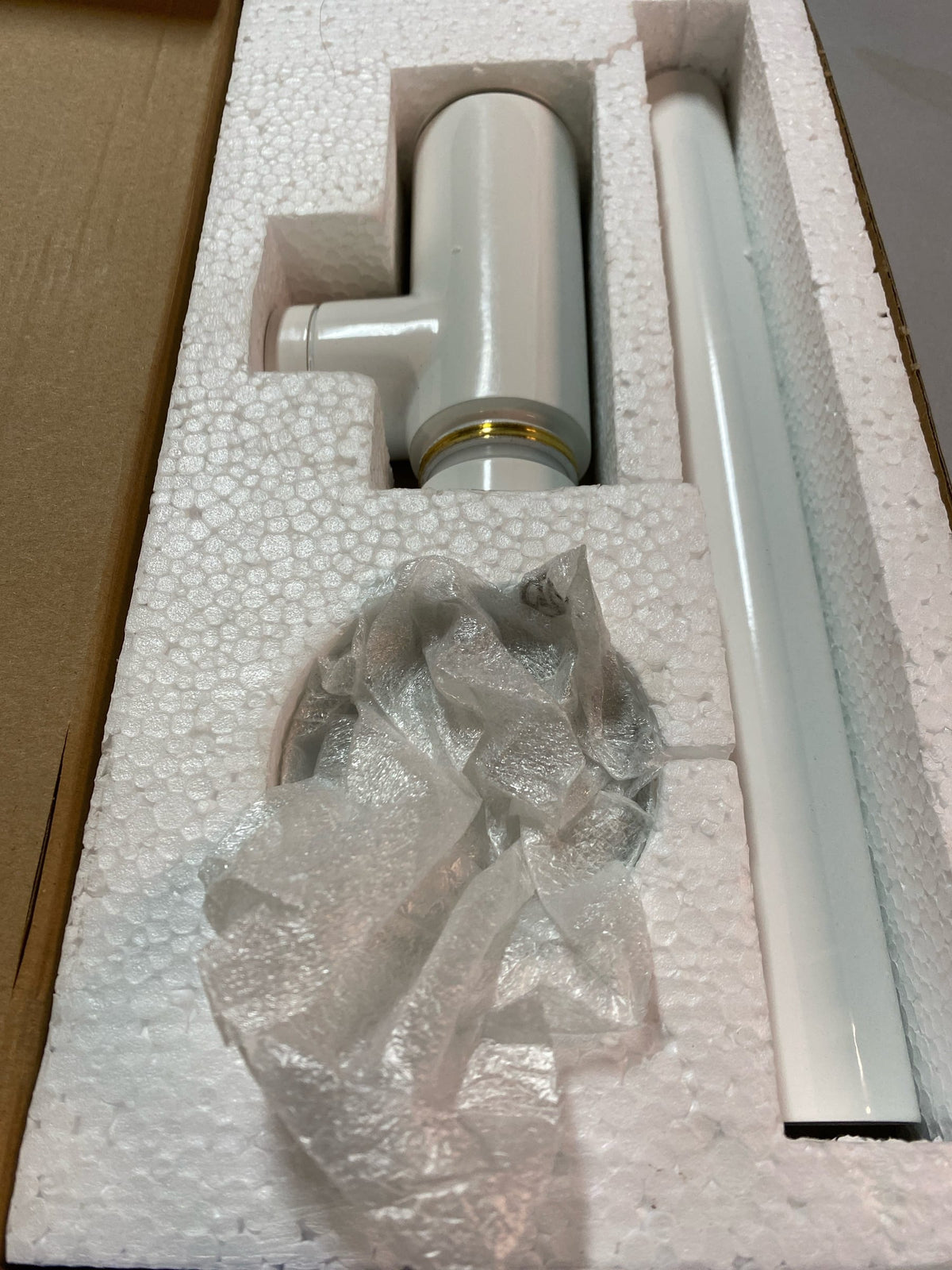 WS Bath Collections WSBC 53922.09 WSBC Fittings 13-4/5" L Decorative P-Trap - Glossy White