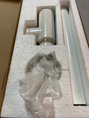 WS Bath Collections WSBC 53922.09 WSBC Fittings 13-4/5" L Decorative P-Trap - Glossy White