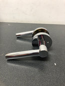 Miseno MLK4012CP Elkton Round Rod Passage Door Lever Set - Polished Chrome