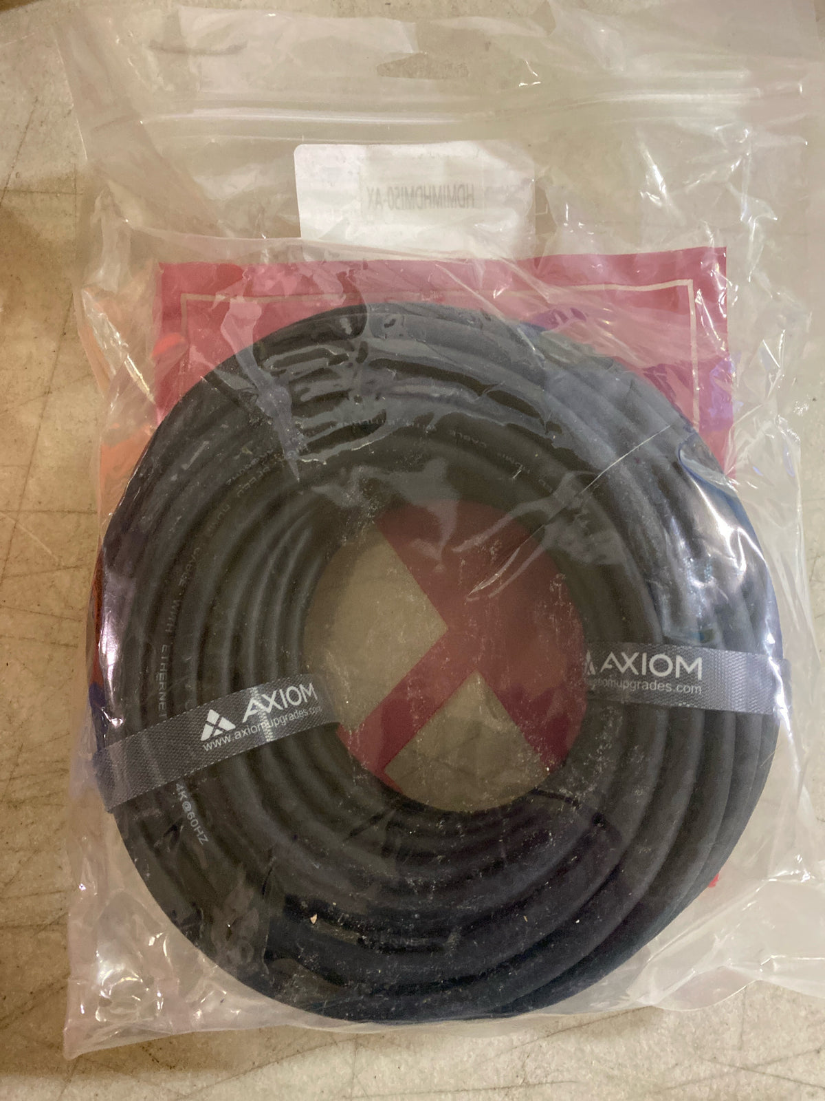 Axiom Memory - HDMIMM50-AX - Axiom HDMI Cable 50ft - HDMI for Cable Box, Satellite Receiver, DVD Player, Projector, Audio/Video Device - 1.28 GB/s - 50 ft - 1 x HDMI Male Digital Audio/Video - 1 x