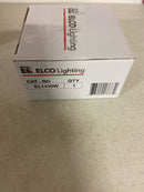 Elco Lighting EL1430W 4” Low Voltage Adjustable Slot Aperture One Piece