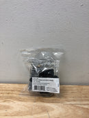 Hickory Hardware P5311-BI 1/4 Inch Overlay Wrap Around Cabinet Door Hinge with Self Close Function and Double Demountability (Package of 2) - Black Iron