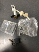 Baldwin 5237112LENT 5237 Left Handed Single Cylinder Keyed Entry Door Lever Set with R027 Rose from the Estate Collection - Venetian Bronze