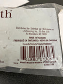 Gatehouse 1-1/4" Satin Nickel Round Twist Cabinet Knob- 0300921