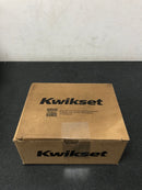 Kwikset 300CSLSQT-514 Casey Privacy Door Lever Set with Square Rose - Matte Black