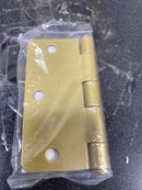 emtek 3.5" hinge satin brass plain ball bearing 1/4" radius mortise