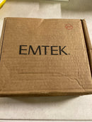 EMTEK Square Rosette Dummy, Pair with Matching Finish Stuttgart Lever - Choice of 7 Finishes - 5050STUUS4 - Satin Brass (US4)