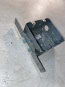 Steel City 2G4DV 1/2 3/4 Pre-Galvanized Steel Double Gang Square Box with CV-Bracket and 1/2-Inch and 3/4-Inch Knockouts