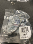 Hickory Hardware P25025-CH Contemporary Utility 1.25" Wide Double Prong Single Robe / Towel / Coat Hook - Chrome
