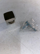 Amerock BP37101PN Everett 1-1/4 Inch Square Cabinet Knob - Polished Nickel