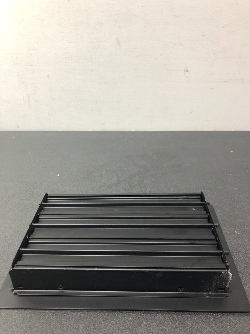 Signature Hardware 445747 Baer Steel Wall Register - 6" x 10" - Black