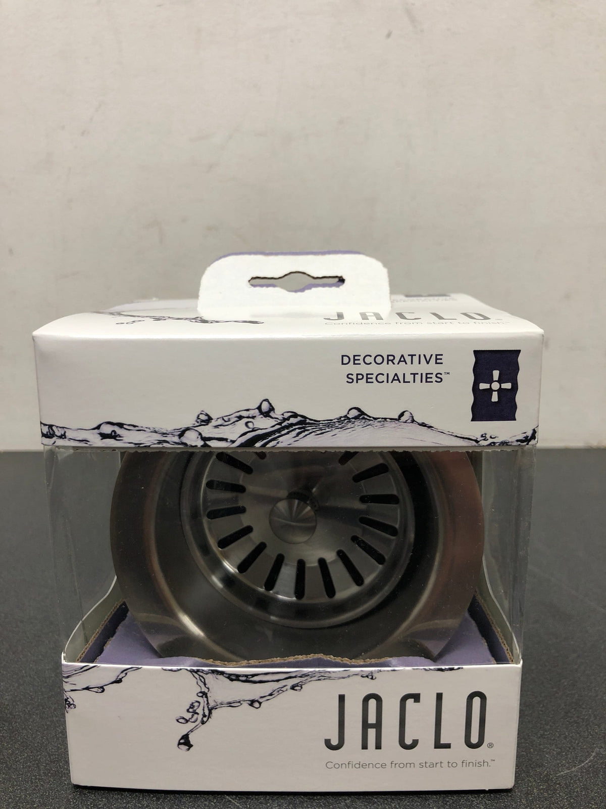 Jaclo 2849-SS-BSS Extra Deep Disposal Flange with Strainer - Brushed Stainless