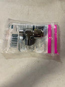 Sharkbite UR24946 Max 1/2 in. Push-to-Connect x 1/2 in. MIP Chrome-Plated Brass Quarter-Turn Angle Stop Valve